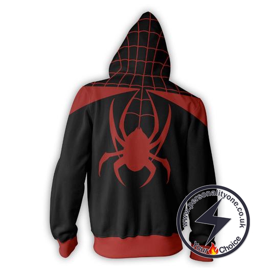 Spiderman Hoodie - Ultimate Spider-Man Miles Morales Jacket